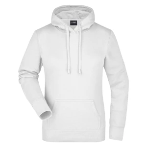 Ladies\u0027\u0020Hooded\u0020Sweat - White