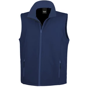 Printable\u0020Soft\u0020Shell\u0020Bodywarmer - Navy