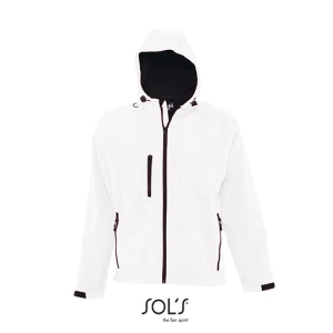 Men\u0027s\u0020Hooded\u0020Softshell\u0020Jacket\u0020Replay - White