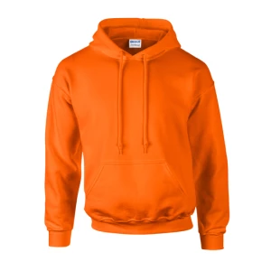 DryBlend\u00AE\u0020Adult\u0020Hooded\u0020Sweatshirt - Safety Orange