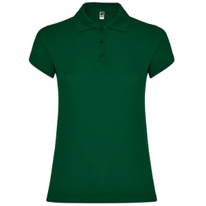 Women\u0027s\u0020Star\u0020Poloshirt - Bottle Green 56