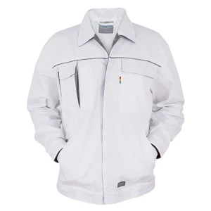 Contrast\u0020Work\u0020Jacket - White