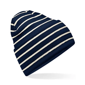 Original\u0020Deep\u0020Cuffed\u0020Striped\u0020Beanie - French Navy