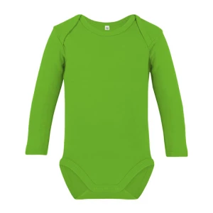 Organic\u0020Baby\u0020Bodysuit\u0020Long\u0020Sleeve\u0020Bailey\u002002 - Apple Green