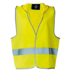 Kids\u0027\u0020Hooded\u0020Hi\u002DVis\u0020Safety\u0020Vest\u0020Odense - Signal Yellow