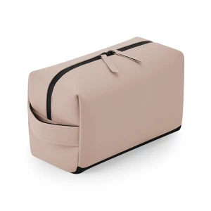 Matte\u0020PU\u0020Toiletry\/\u0020Accessory\u0020Case - Nude Pink