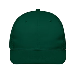 6\u0020Panel\u0020Flat\u0020Peak\u0020Cap - Dark Green