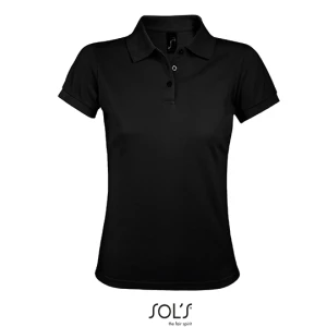 Women\u0027s\u0020Polo\u0020Shirt\u0020Prime - Black