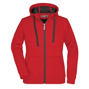 Ladies\u0027\u0020Doubleface\u0020Jacket - Red