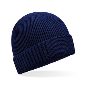 Organic\u0020Cotton\u0020Engineered\u0020Patch\u0020Beanie - Oxford Navy