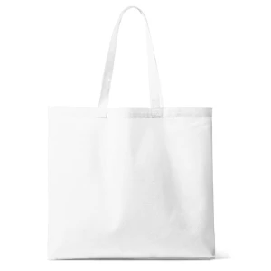 Organic Canvas Carrier Bag Medium Long Handle London 02