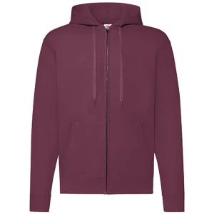 Classic\u0020Hooded\u0020Sweat\u0020Jacket - Burgundy