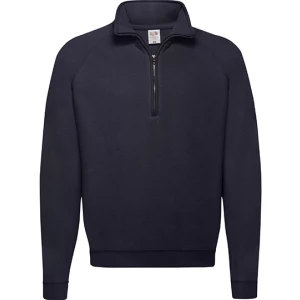 Classic\u0020Zip\u0020Neck\u0020Sweat - Deep Navy