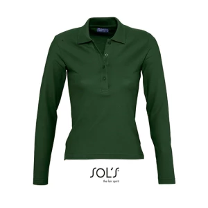 Women\u0027s\u0020Long\u0020Sleeve\u0020Polo\u0020Podium - Golf Green