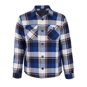 Unisex\u0020Checkered\u0020Overshirt\u0020Noah - Royal Blue 241