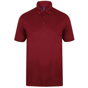 Men\u0027s\u0020Slim\u0020Fit\u0020Stretch\u0020Polo\u0020Shirt\u0020\u002B\u0020Wicking\u0020Finish - Burgundy