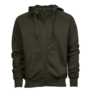 Men\u0027s\u0020Fashion\u0020Full\u0020Zip\u0020Hood - Dark Olive