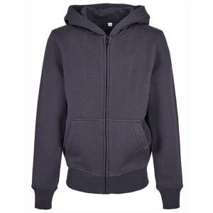 Kids\u0027\u0020Organic\u0020Basic\u0020Zip\u0020Hoody - Navy