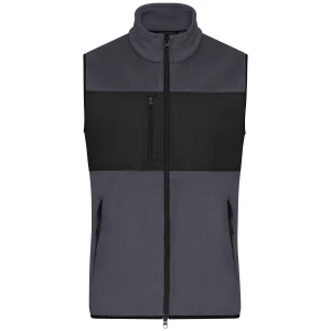 Men\u0027s\u0020Fleece\u0020Vest - Carbon