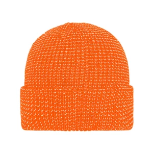 Reflective\u0020Winter\u0020Beanie - Bright Orange