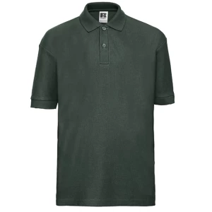 Kids\u0027\u0020Classic\u0020Polycotton\u0020Polo - Bottle Green