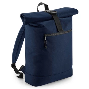 Recycled\u0020Roll\u002DTop\u0020Backpack - Navy