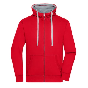 Men\u0027s\u0020Lifestyle\u0020Zip\u002DHoody - Red