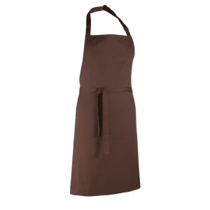 Colours\u0020Collection\u0020Bib\u0020Apron - Brown (ca. Pantone 476C)