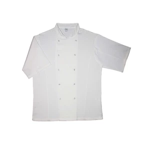 Short\u0020Sleeve\u0020Chef\u0020Jacket - White