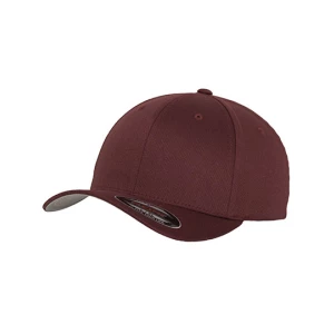 Wooly\u0020Combed\u0020Cap - Maroon