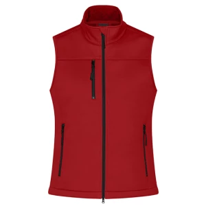 Ladies\u0027\u0020Softshell\u0020Vest - Red