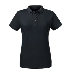 Ladies\u0027\u0020Pure\u0020Organic\u0020Polo - Black