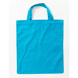 Cotton\u0020Bag\u0020Colored\u0020Short\u0020Handles - Light Blue (ca. Pantone 306U-HKS 47)