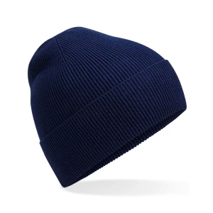 Organic\u0020Cotton\u0020Fine\u0020Knit\u0020Beanie - Oxford Navy