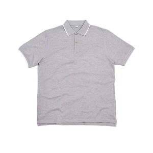 The\u0020Tipped\u0020Polo - Heather Grey Melange