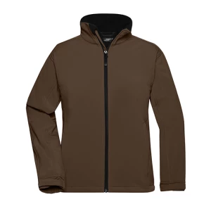 Ladies\u0027\u0020Softshell\u0020Jacket - Brown