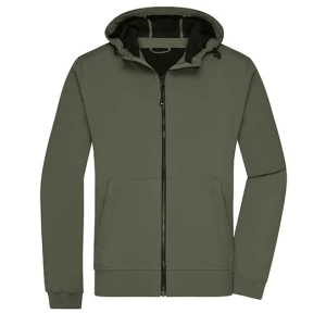 Men\u0027s\u0020Hooded\u0020Softshell\u0020Jacket - Olive