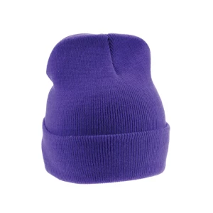 Knitted\u0020Hat - Purple