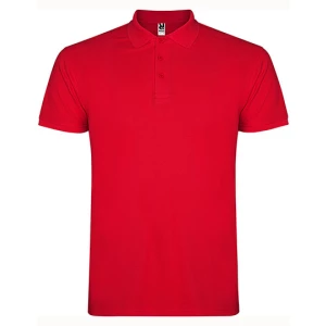 Men\u0027s\u0020Star\u0020Poloshirt - Red 60