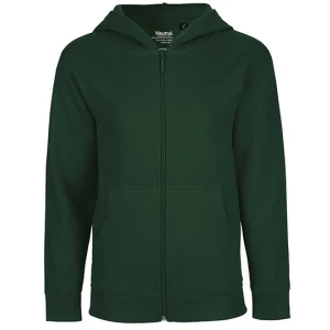 Kids\u0027\u0020Zip\u0020Hoodie - Bottle Green