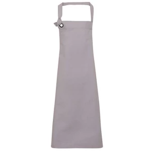 Calibre\u0020Heavy\u0020Cotton\u0020Canvas\u0020Bib\u0020Apron - Silver (ca. Pantone Cool Gray 7C)