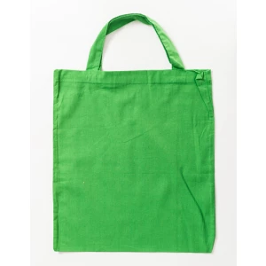 Cotton\u0020Bag\u0020Colored\u0020Short\u0020Handles - Light Green (ca. Pantone 355U-HKS 64)