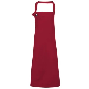 Calibre\u0020Heavy\u0020Cotton\u0020Canvas\u0020Bib\u0020Apron - Burgundy