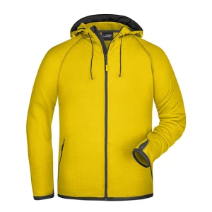 Men\u0027s\u0020Hooded\u0020Fleece - Yellow