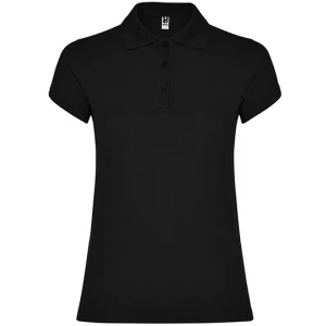 Women\u0027s\u0020Star\u0020Poloshirt - Black 02