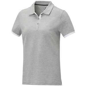 Ladies\u0027\u0020Morgan\u0020Polo - Heather Grey