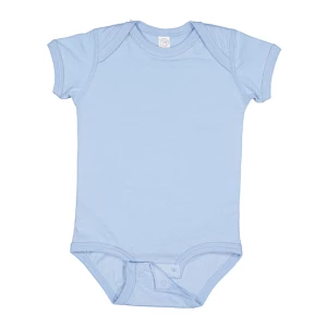 Infant\u0020Fine\u0020Jersey\u0020Short\u0020Sleeve\u0020Bodysuit - Light Blue