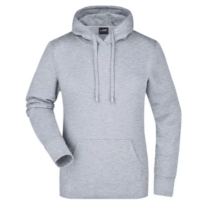 Ladies\u0027\u0020Hooded\u0020Sweat - Grey Heather