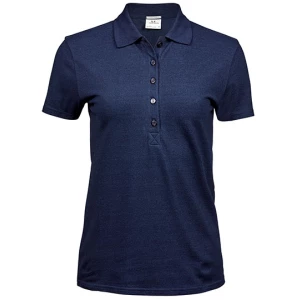 Women\u0027s\u0020Luxury\u0020Stretch\u0020Polo - Denim