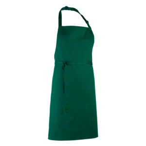 Colours\u0020Collection\u0020Bib\u0020Apron - Bottle Green (ca. Pantone 560C)